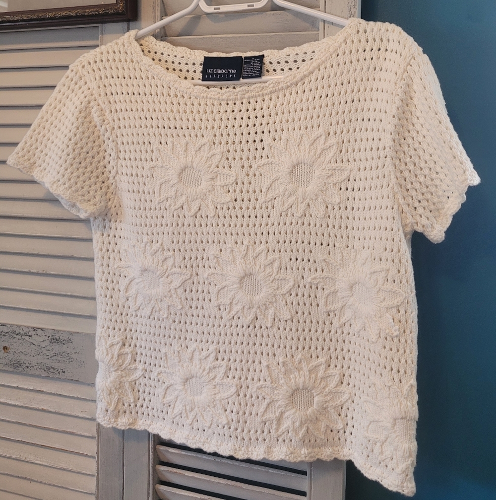 Vintage Crochet Liz Top